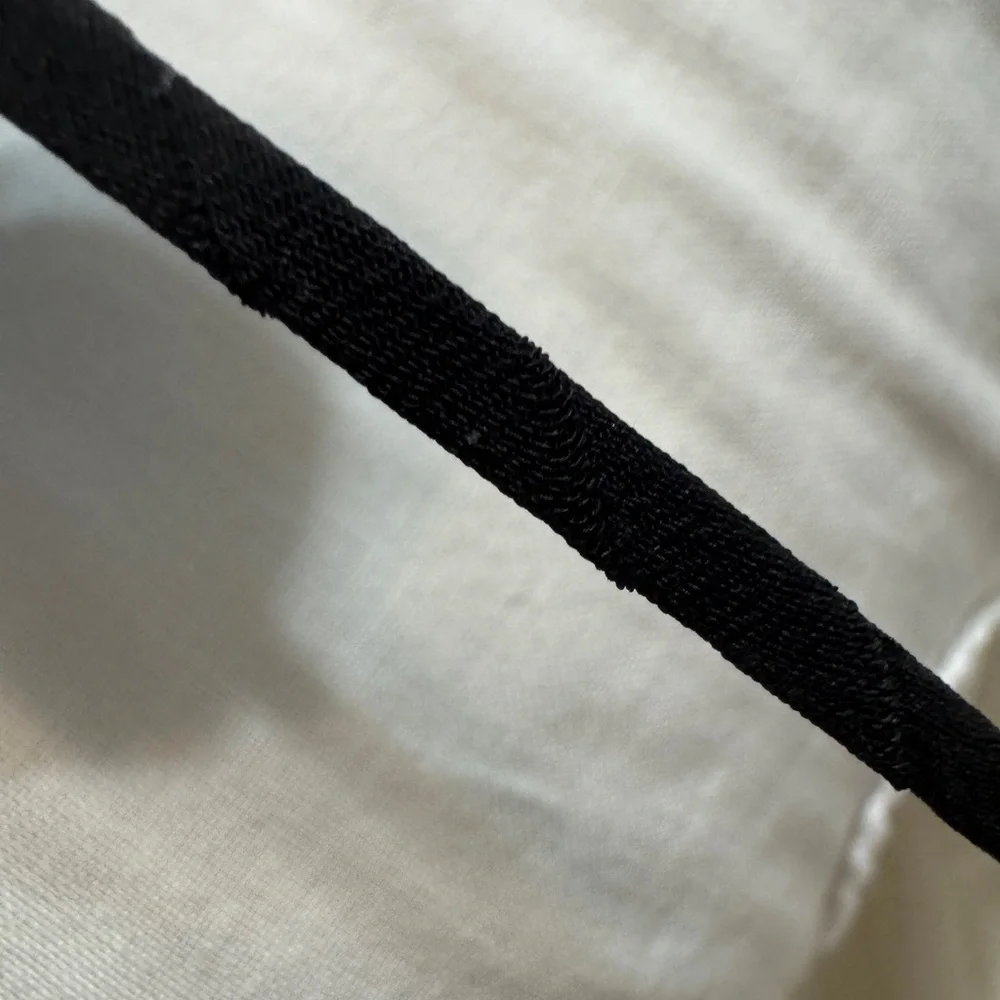 Elegant Black Bow chiffon fabric Headband - Picture 6 of 7